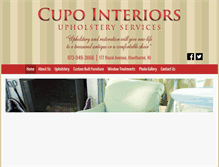 Tablet Screenshot of cupointeriors.com